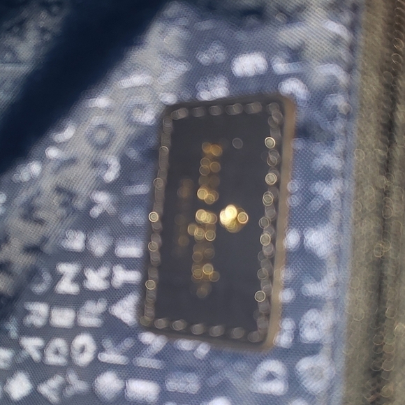 Kate SPADE Blue Embossed Leather Satchel.NWT - Picture 7 of 11